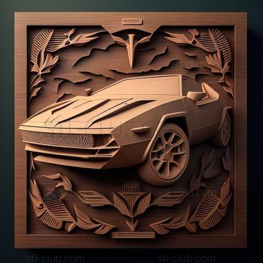 3D модель Lamborghini Urraco (STL)